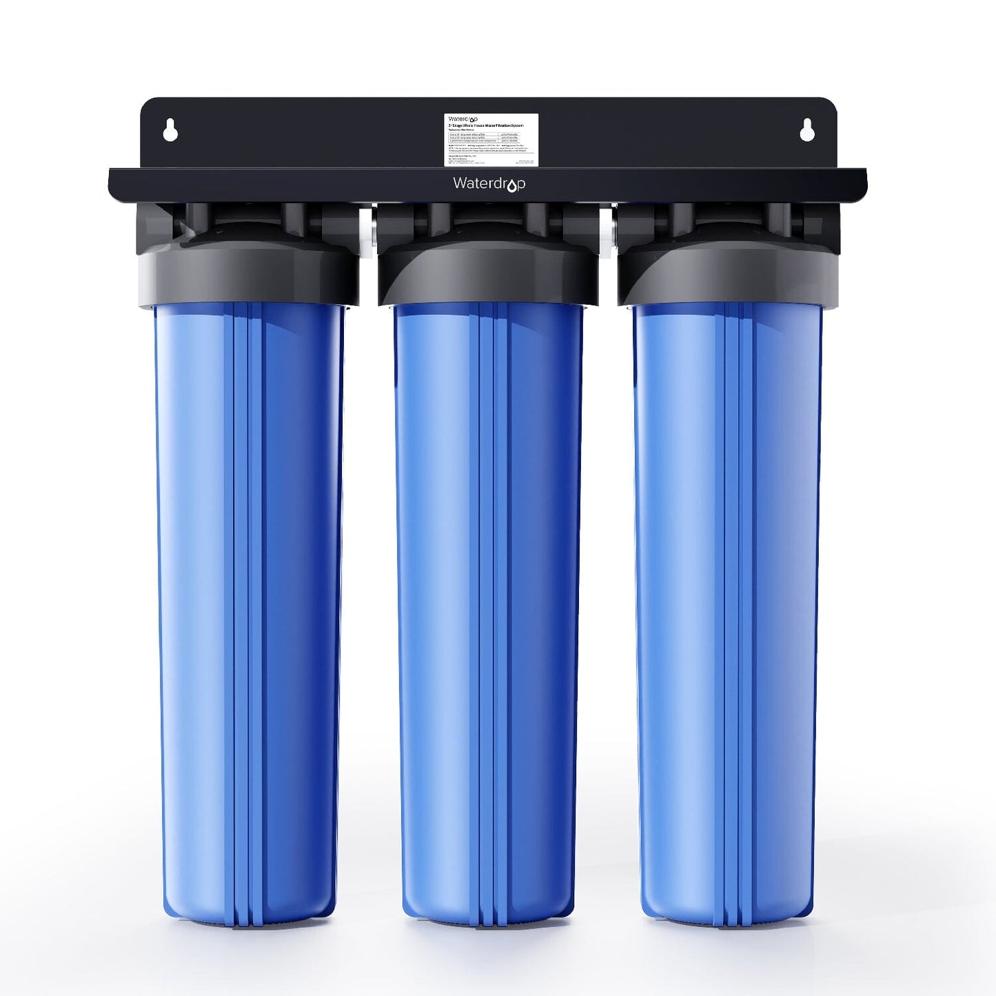 Waterdrop 3-Stage Whole House Water Filter System | Reduce Iron &