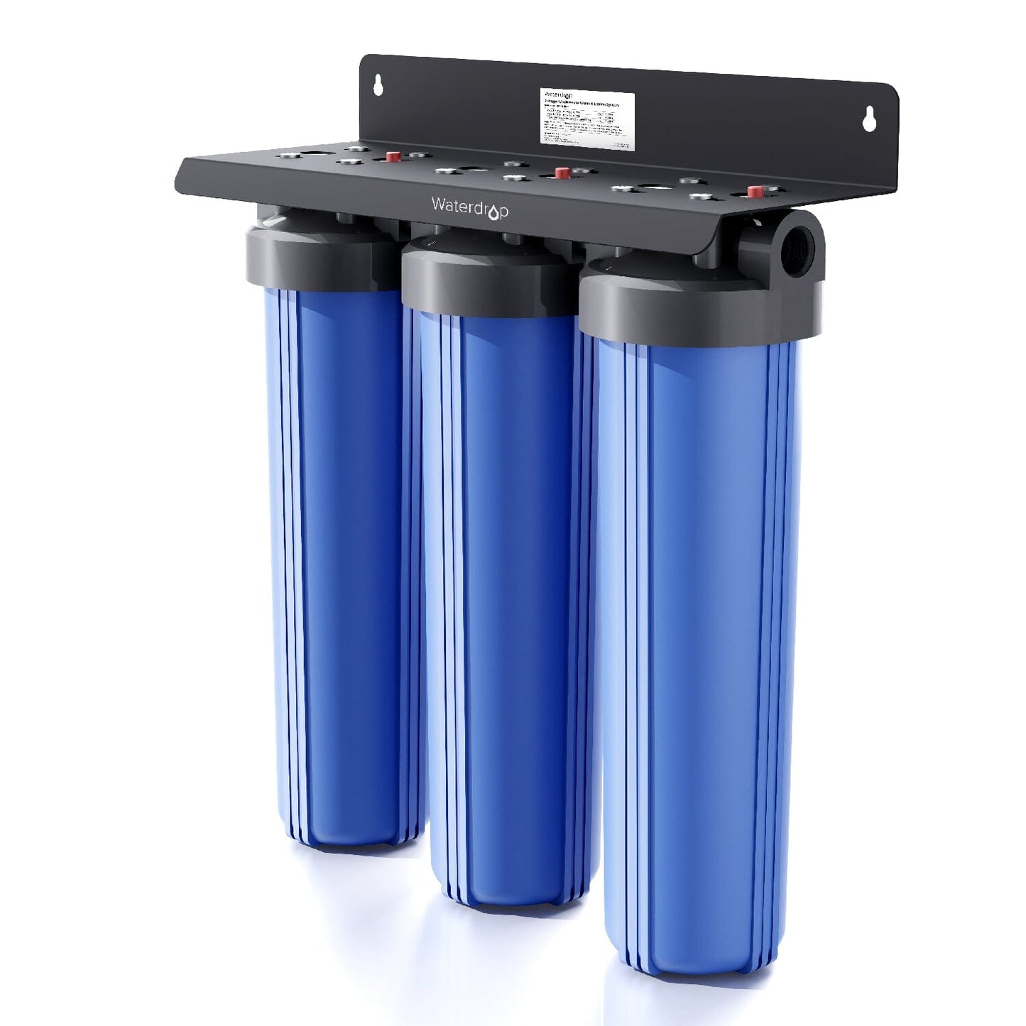 Waterdrop 3-Stage Whole House Water Filter System | Reduce Iron &