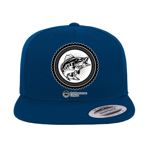 Fishing Vintage Flat Bill Cap