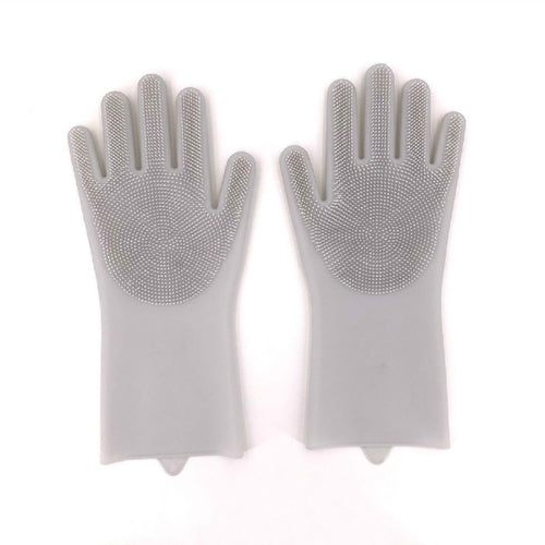 1Pair Dishwashing Cleaning Gloves Magic Silicone