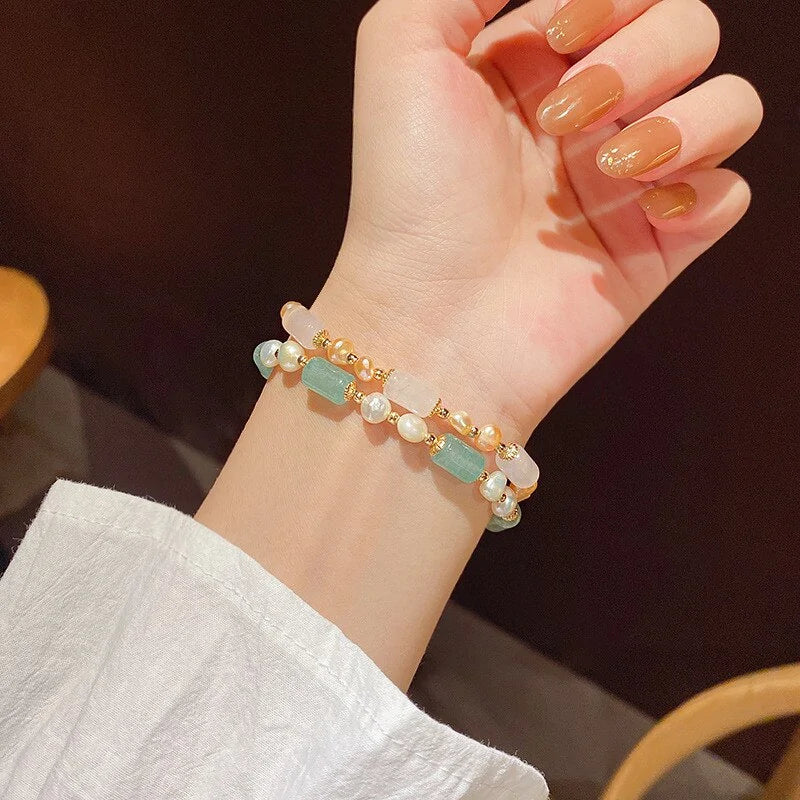 2021 Korean Natural Freshwater Pearls Bracelet