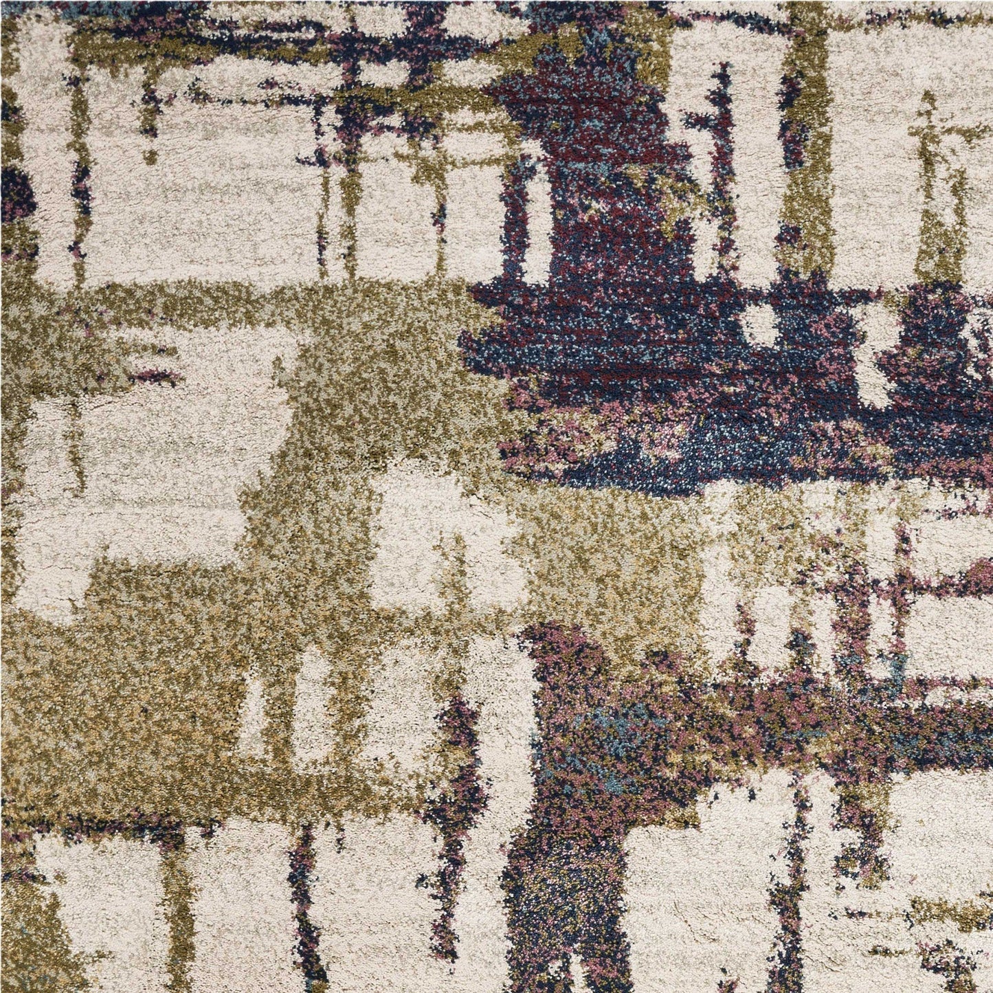 7' x 9' Polypropylene Ivory Area Rug