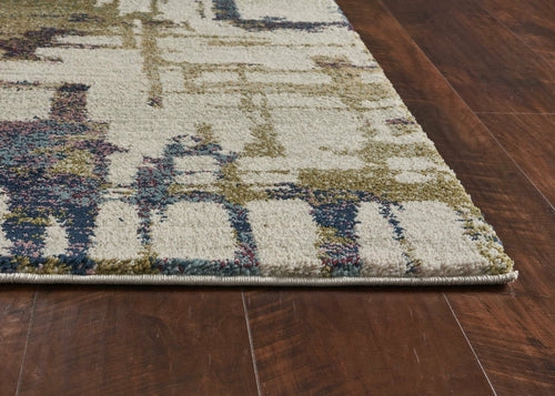 7' x 9' Polypropylene Ivory Area Rug