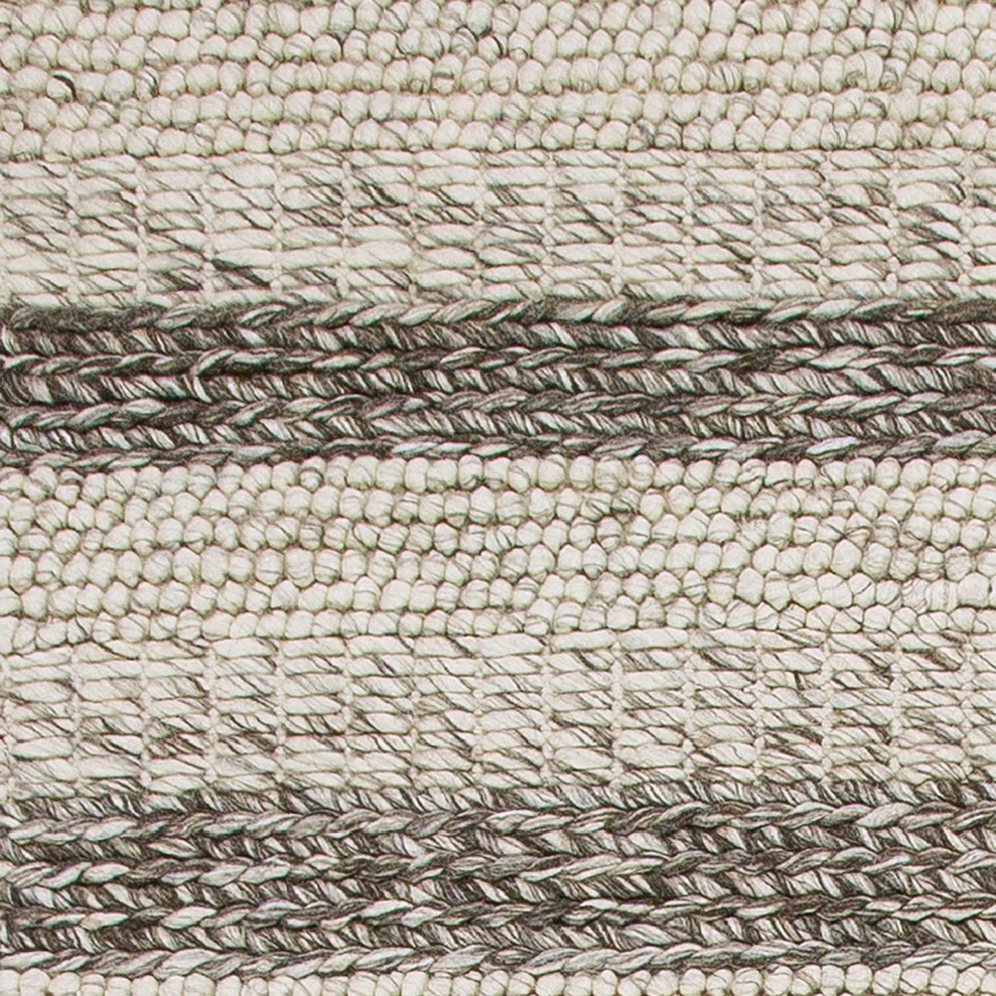 9inches x 13inches Wool Grey or White Area Rug