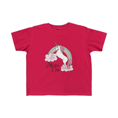 Shine On Unicorn Kid Girls Tee
