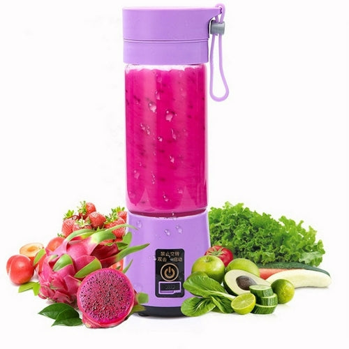 400ml Portable Juice Blender USB Juicer Cup Multi