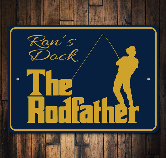The Rodfather Fishing Sign