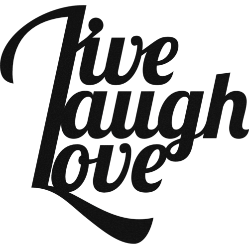 Live Laugh Love - Metal Wall Art