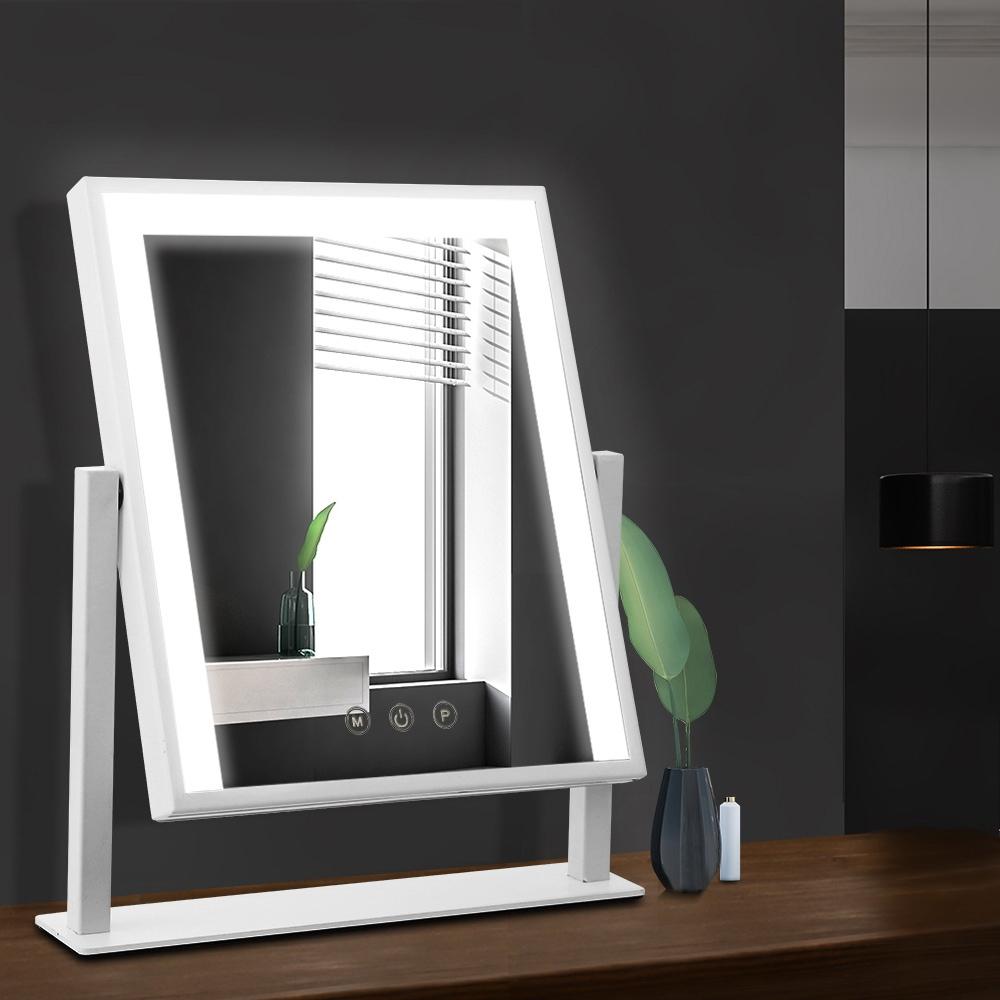 Embellir LED Makeup Mirror Hollywood Standing Mirror Tabletop Vanity