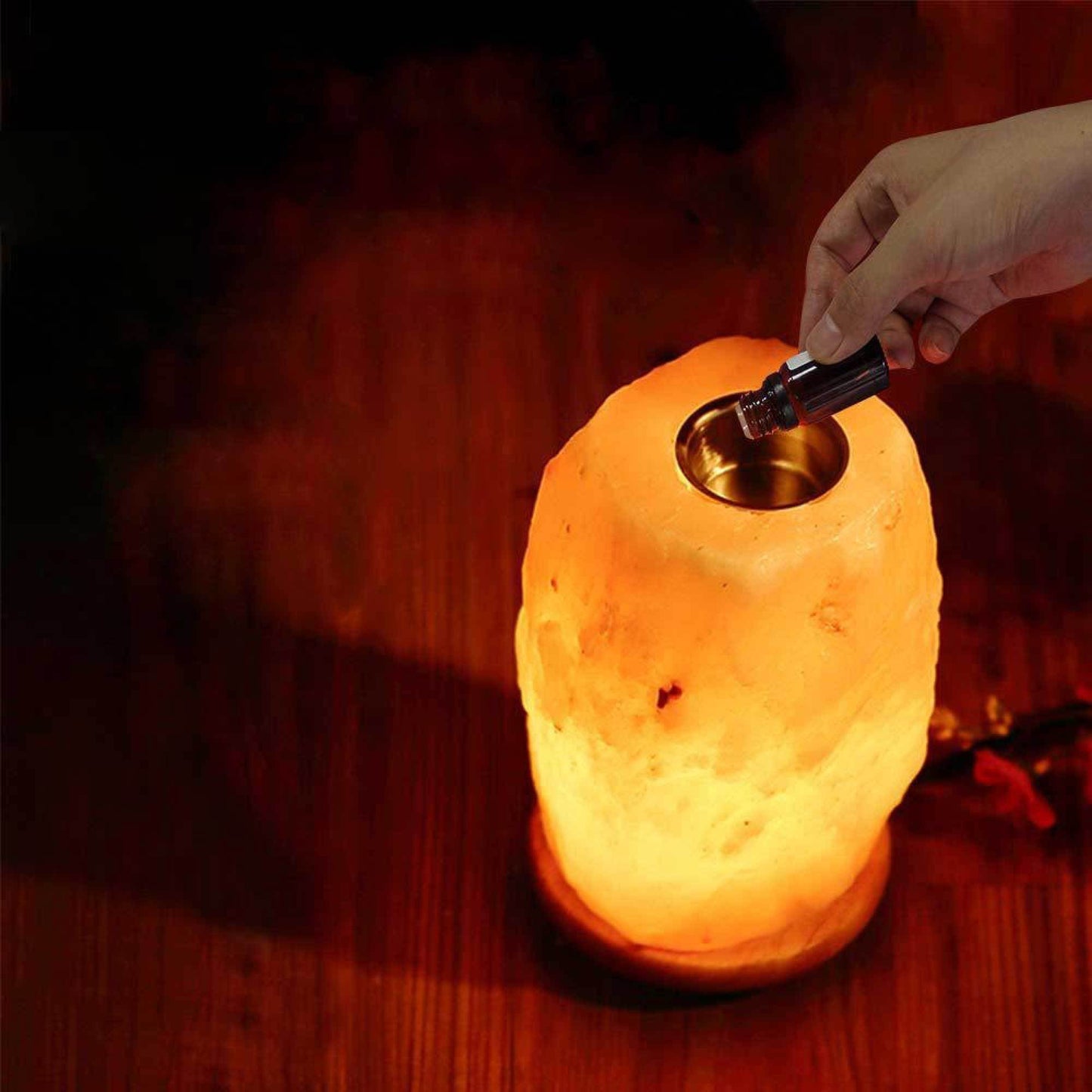 12V 12W 1-2kg Himalayan Pink Salt Diffuser Essential Oil Lamp