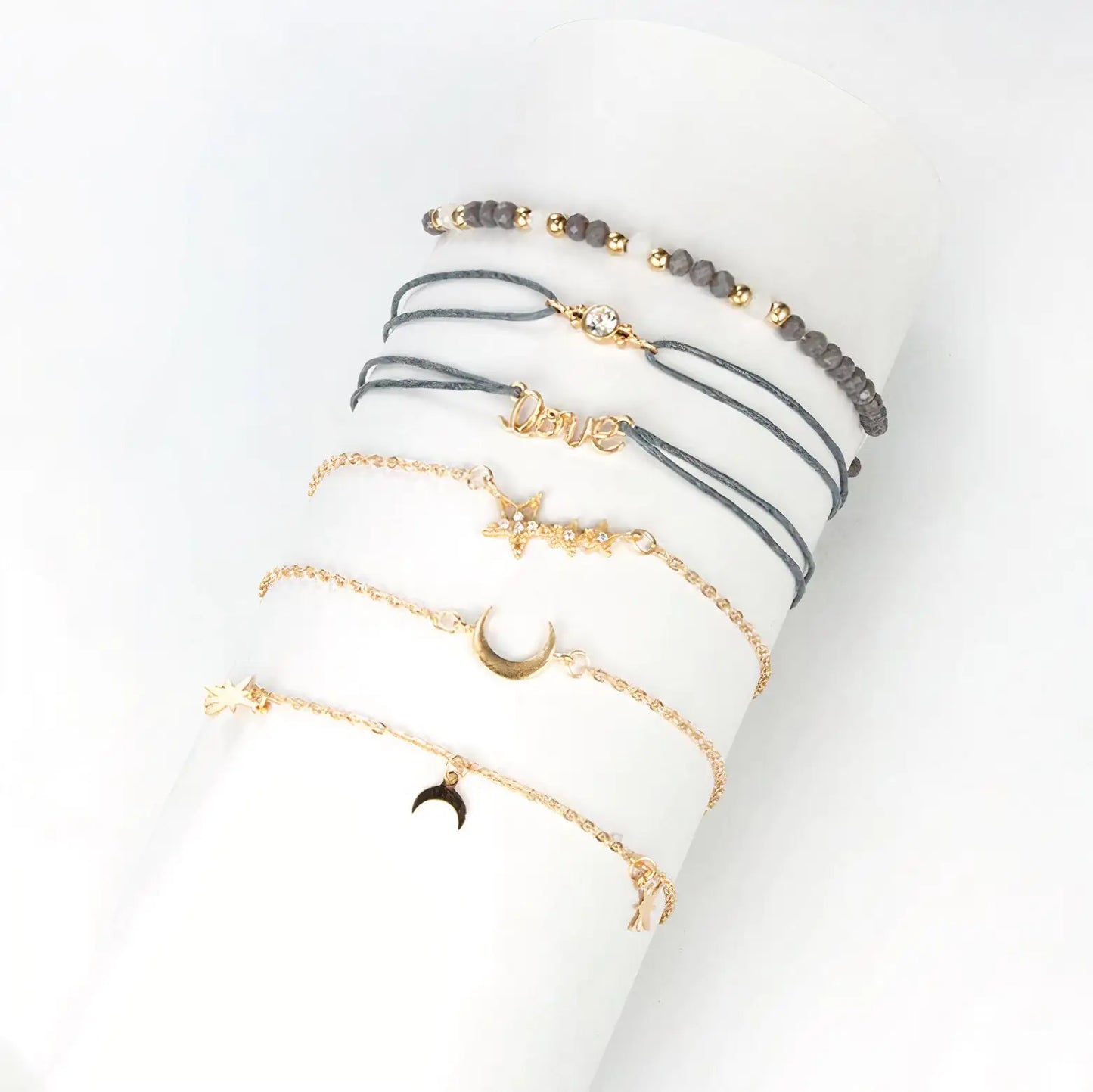 Stacked Bracelet Set #13