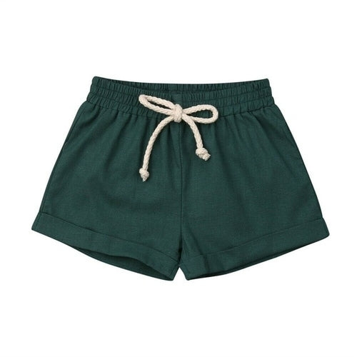 Kid's Harem Linen Shorts