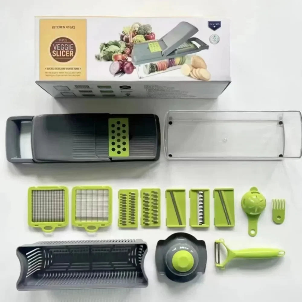 15/22 in 1 Multifunctional Vegetable Chopper Onion Chopper Handle Food