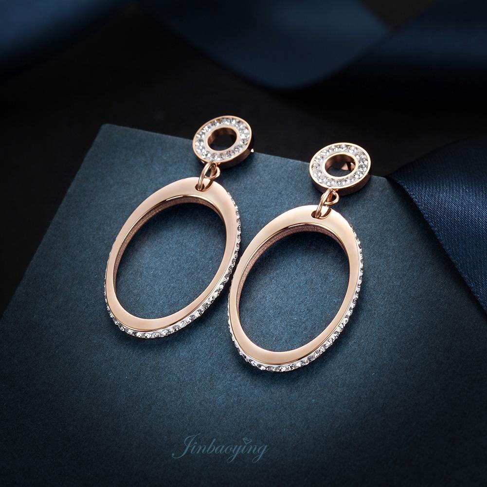Oval Dangle Earrings