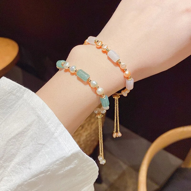 2021 Korean Natural Freshwater Pearls Bracelet
