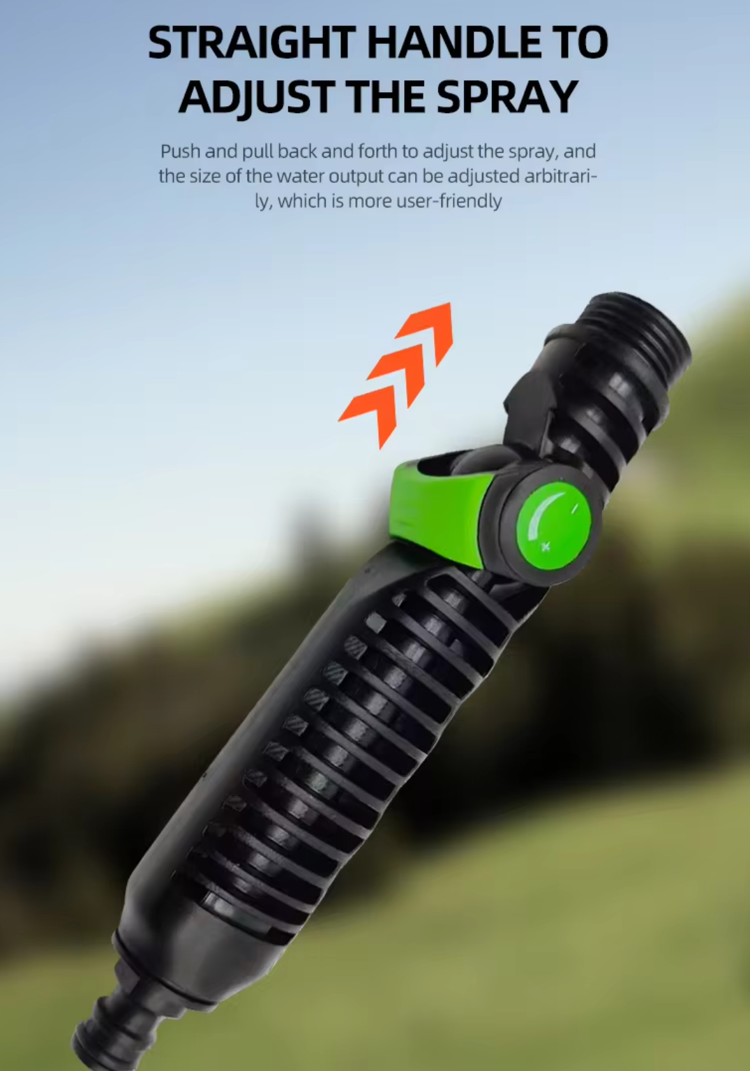 360 Degree Angle Adjustable Water Wand Flexible Spray Wand