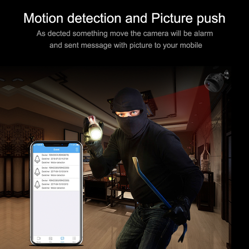 2MP 1080P Mini Wifi Camera Home Security Camcorder