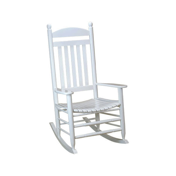 Cumberland White Slat Porch Rocker
