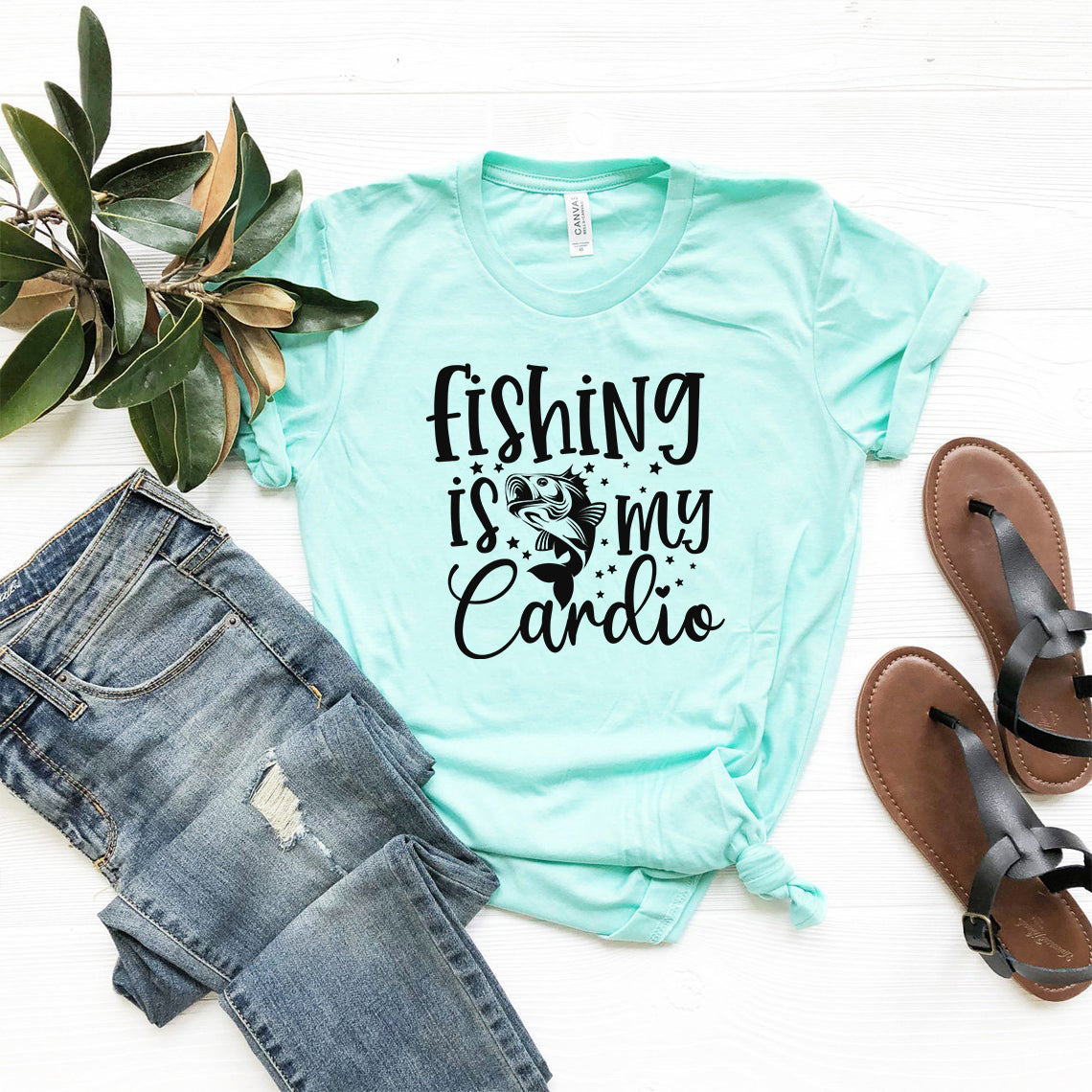 DT0644 Fishing Is My Cardio