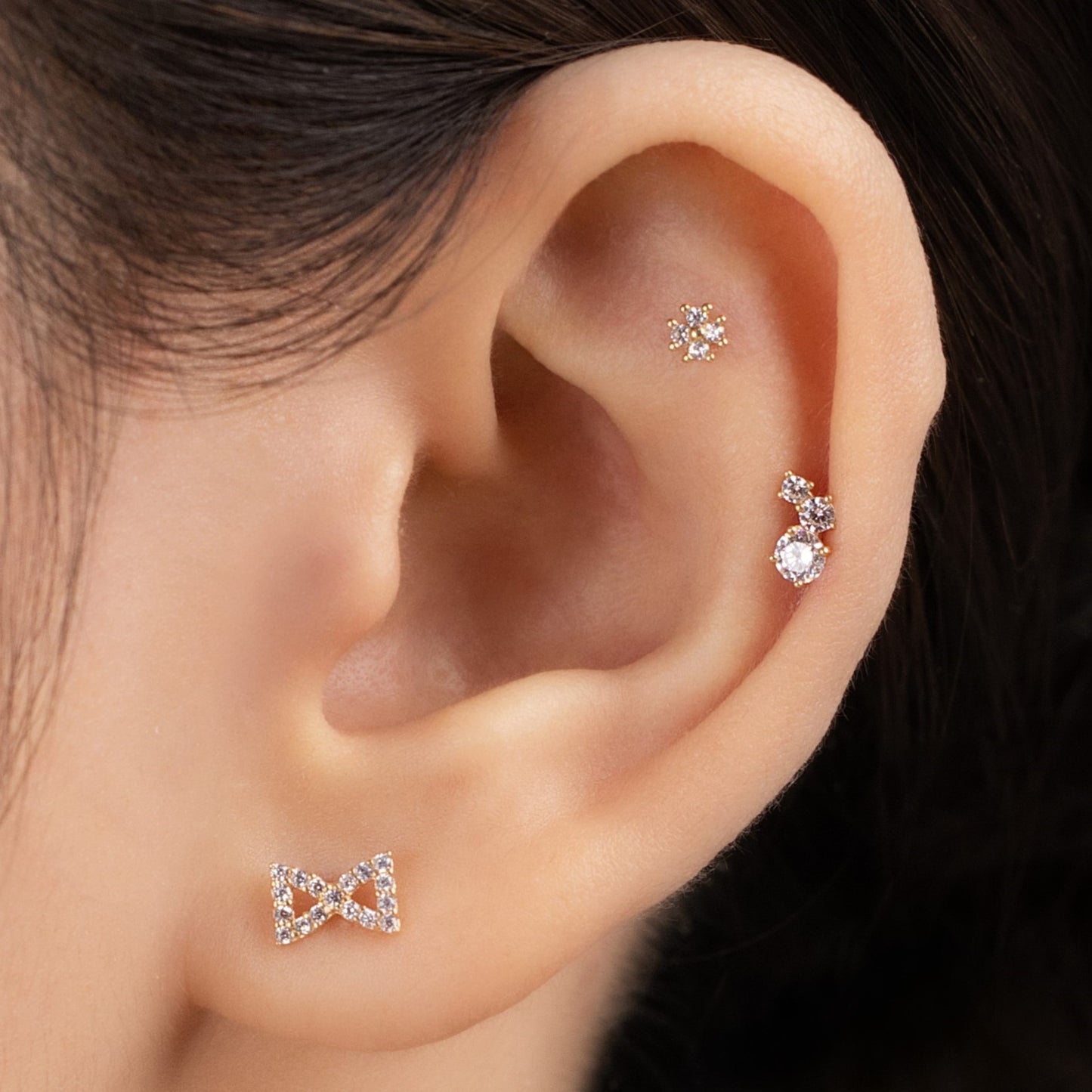 14K (58.5%) SOLID GOLD MALLORIE PIERCING