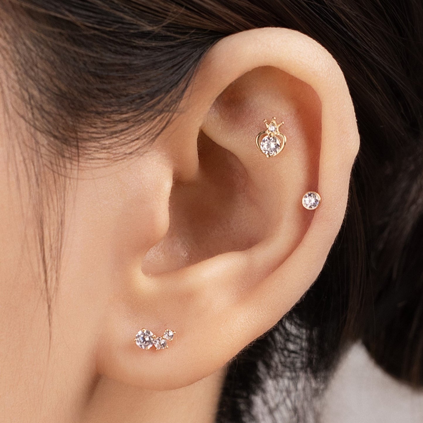 14K (58.5%) SOLID GOLD MALLORIE PIERCING
