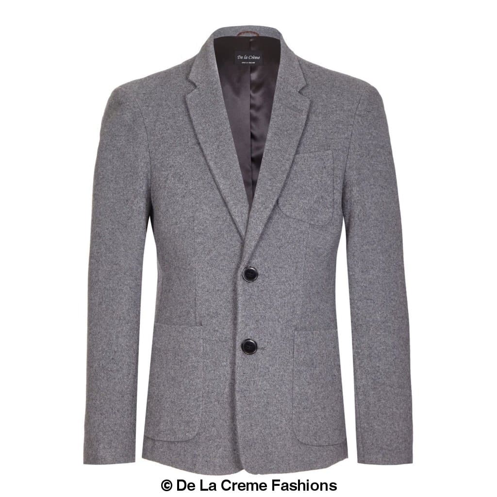 De La Creme MAN - Mens Wool Blend Blazer