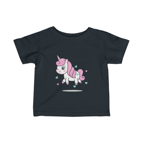 Pink Unicorn Girl Tee