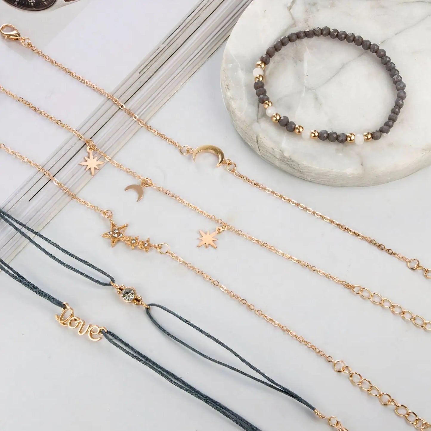 Stacked Bracelet Set #13