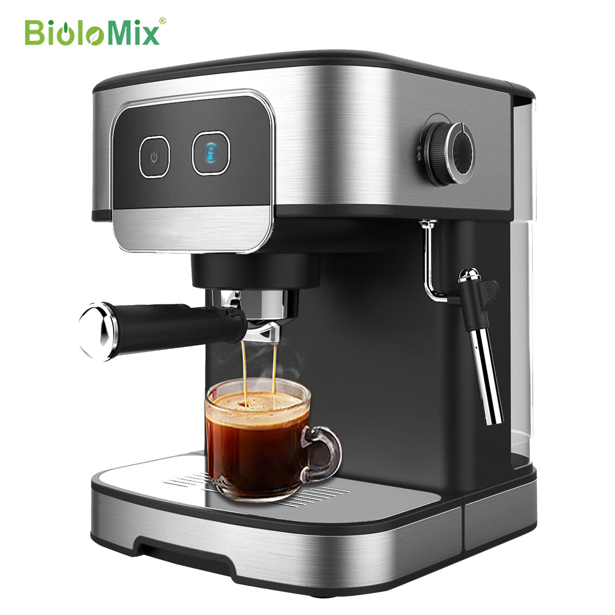 1200W 20 Bar Espresso Coffee Machine Instant Preheat Coffee Maker with