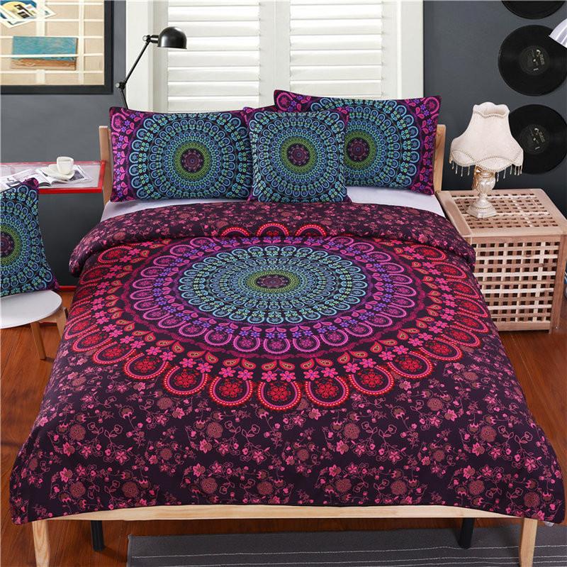 Mandala Bedding Set Queen Bedclothes Bohemian
