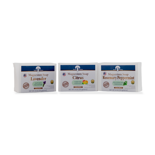 Health and Wisdom Magnesium Bar Soap - 2 pack