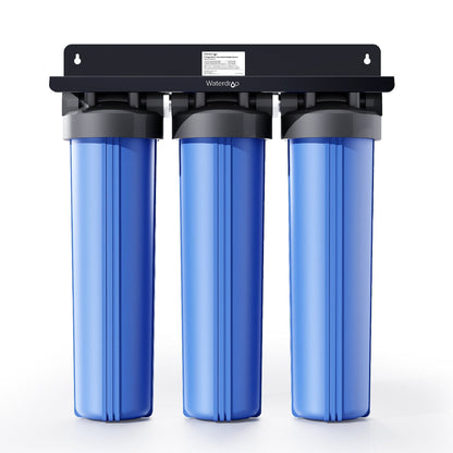 Waterdrop 3-Stage Whole House Water Filter System | Reduce Iron &