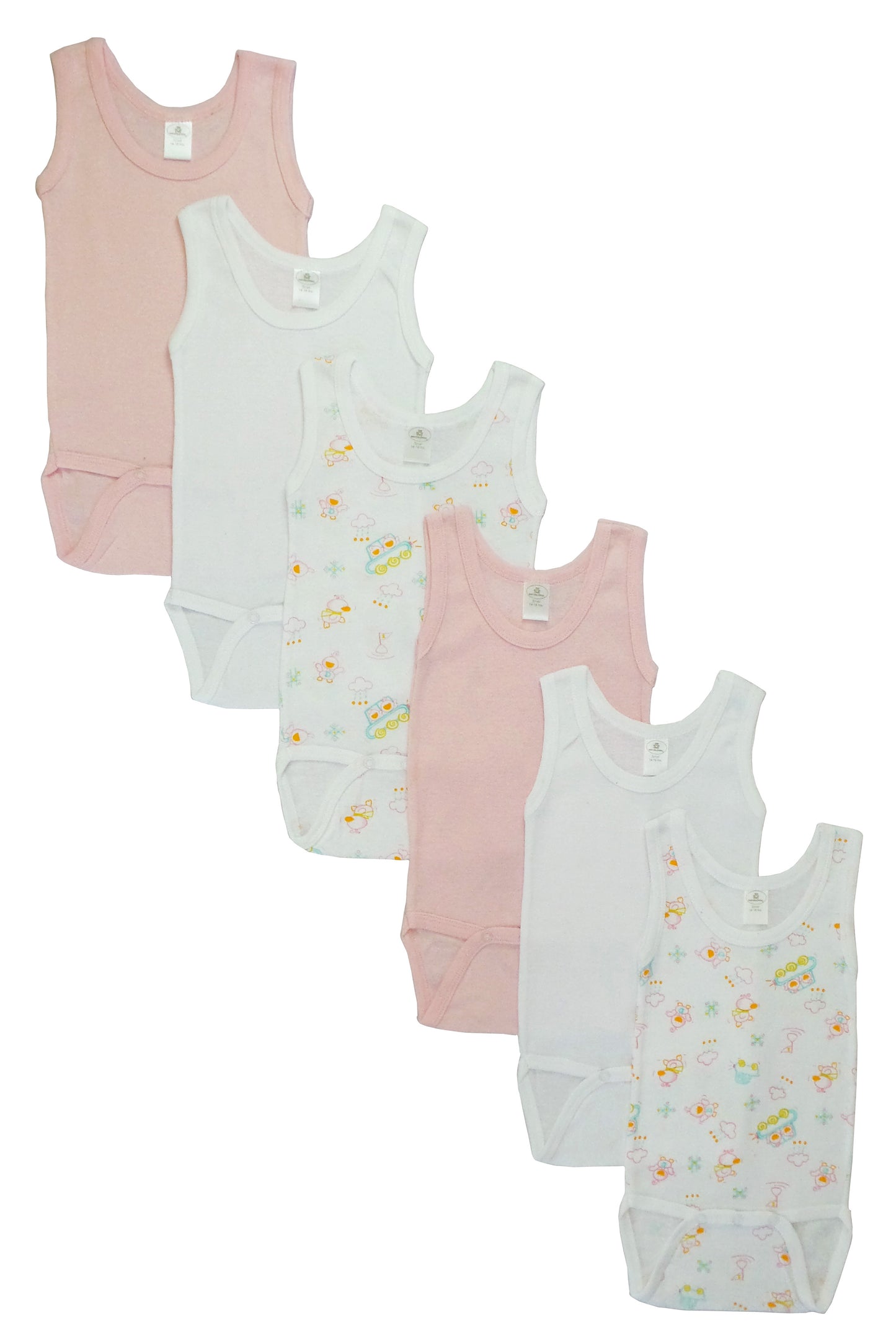 Girls Tank Top Onezies 6 Pack