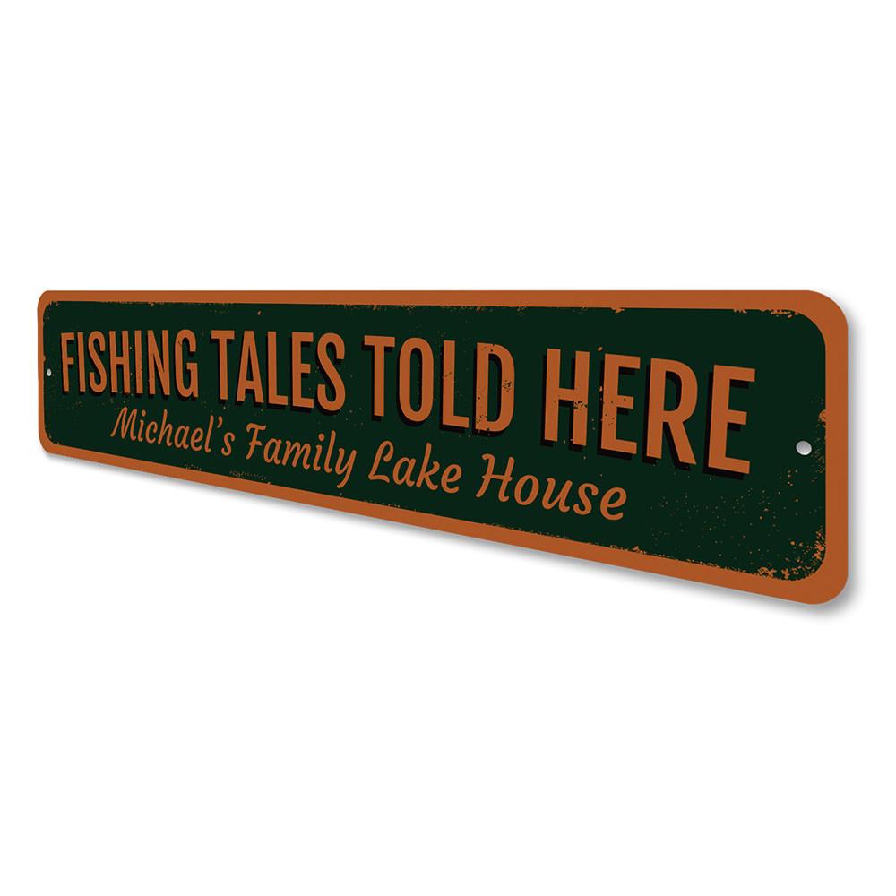 FIshing Tales Told Here Sign