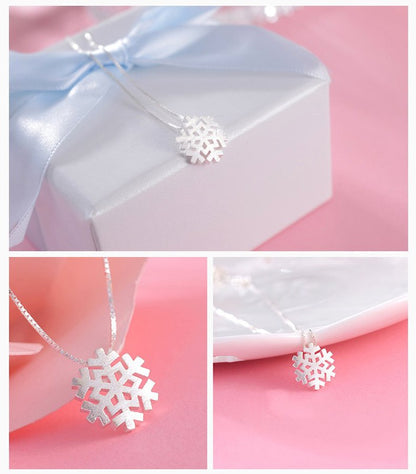 Snowflake Pendant Necklace