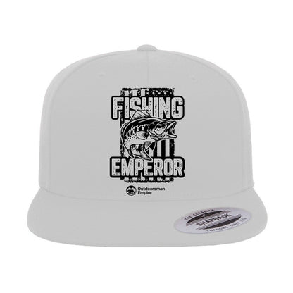 Fishing Emperor v4 Embroidered Flat Bill Cap