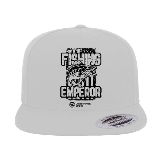 Fishing Emperor v4 Embroidered Flat Bill Cap