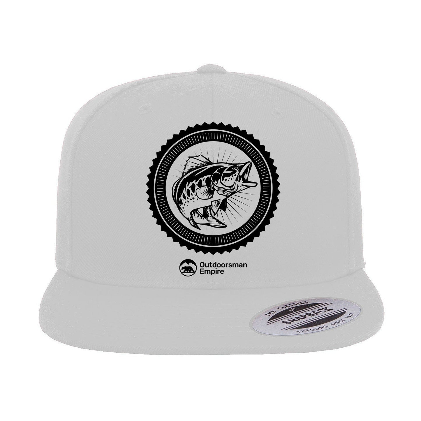 Fishing Vintage Flat Bill Cap