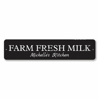 Farm Fresh Milk Sign