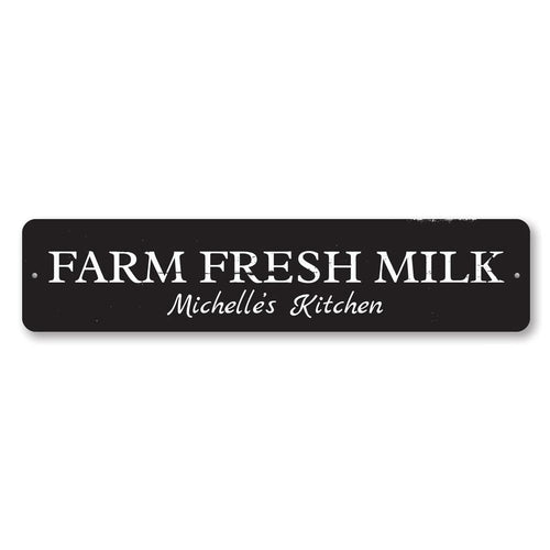Farm Fresh Milk Sign