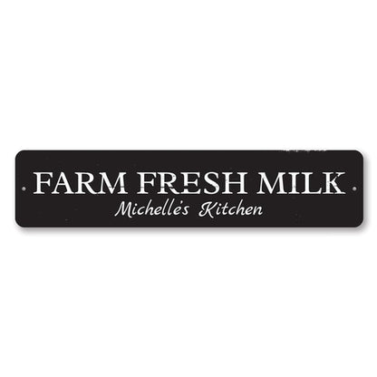 Farm Fresh Milk Sign