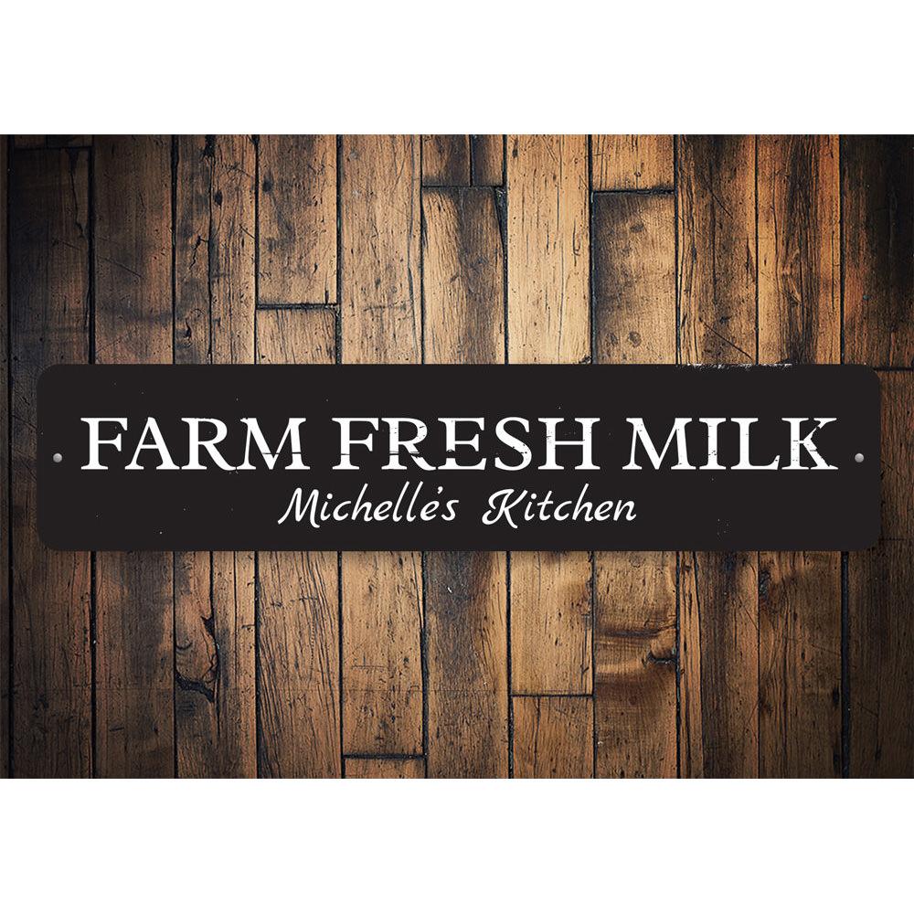 Farm Fresh Milk Sign