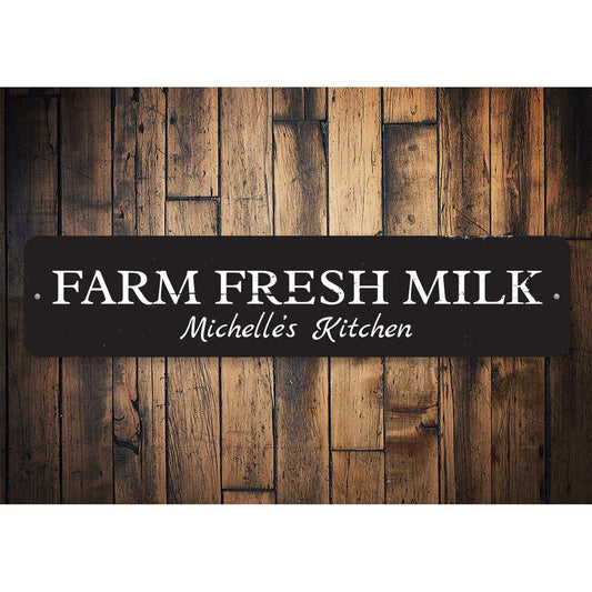 Farm Fresh Milk Sign
