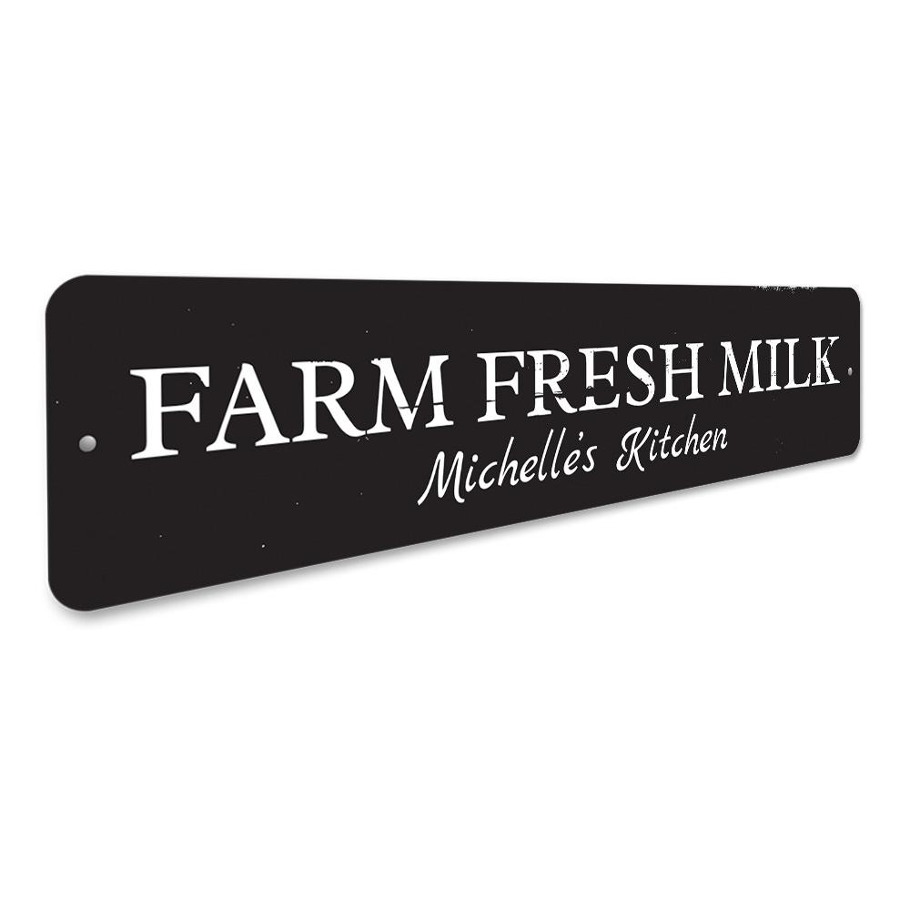 Farm Fresh Milk Sign