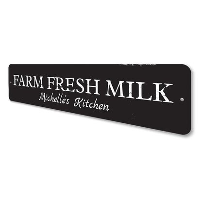 Farm Fresh Milk Sign