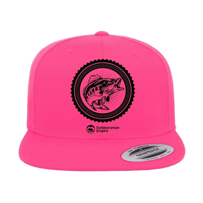 Fishing Vintage Flat Bill Cap