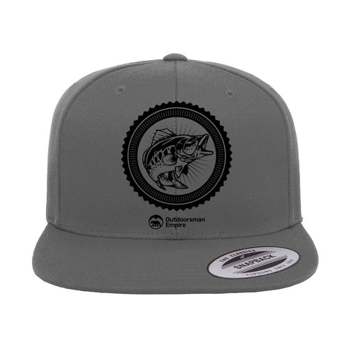 Fishing Vintage Flat Bill Cap