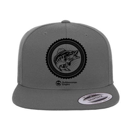 Fishing Vintage Flat Bill Cap