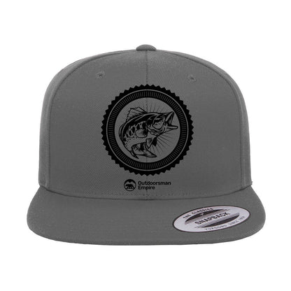 Fishing Vintage Flat Bill Cap