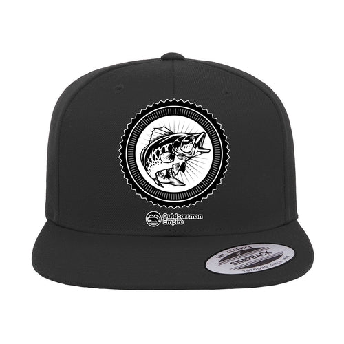 Fishing Vintage Flat Bill Cap